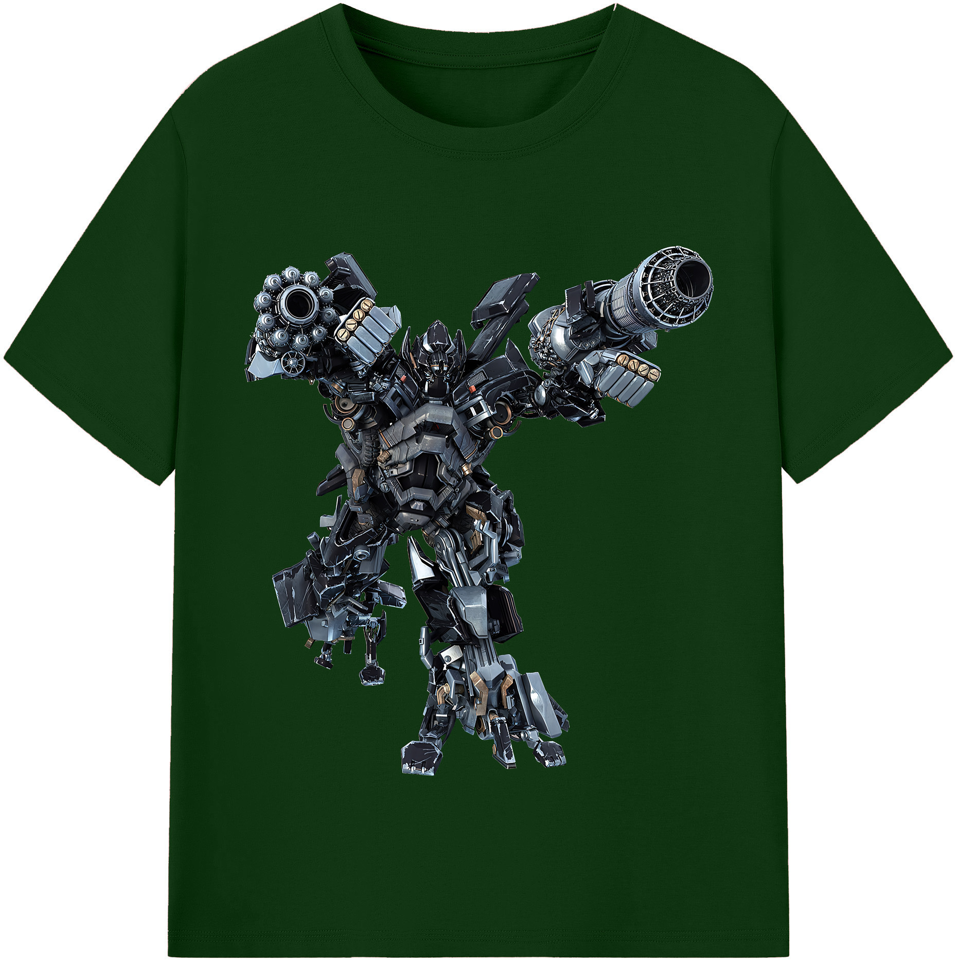 （画像用） Transformers トランスフォーマー 綿100％半袖Tシャツ（フロントプリント）